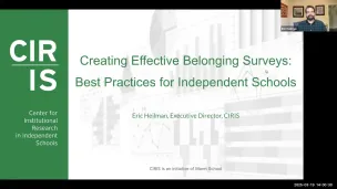 Creating Effective Belonging Surveys (CIRIS)