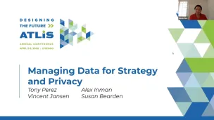 Managing Data for Strategy and Privacy