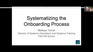 Webinar- Systematizing the Onboarding Process