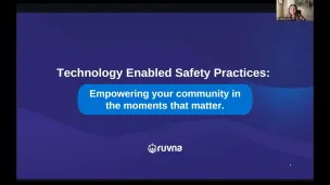 Webinar: Technology-Enabled Safety Practices, Sponsored by Ruvna