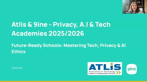 Info Session: 9ine Privacy, AI, and Tech Academies