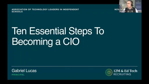 Ten Essential Steps to Becoming a CIO