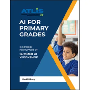 Cover for AI for Primary Grades workshop.