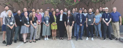 The ATLIS Leadership Institute 2023–2024 cohort gathered in Dallas for the program kickoff.